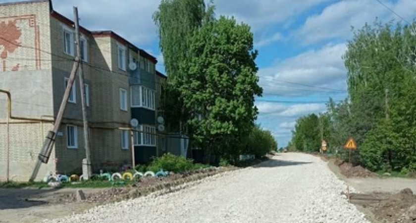 В Нижнем Ломове началось строительство автодороги по ул. Чкалова