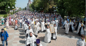 В Пензе тысячи жителей приняли участие в крестном ходе с частью Пояса Пресвятой Богородицы