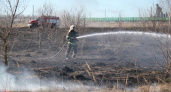 В Сердобском районе зафиксировано 4 случая возгорания сухой травы