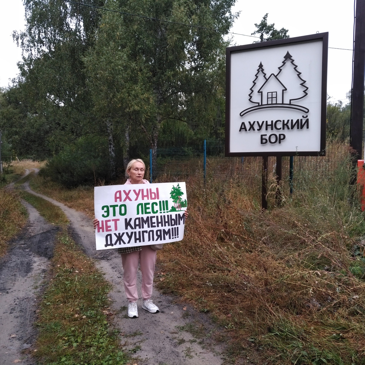 Пензенцы собирают подписи против застройки в Ахунах