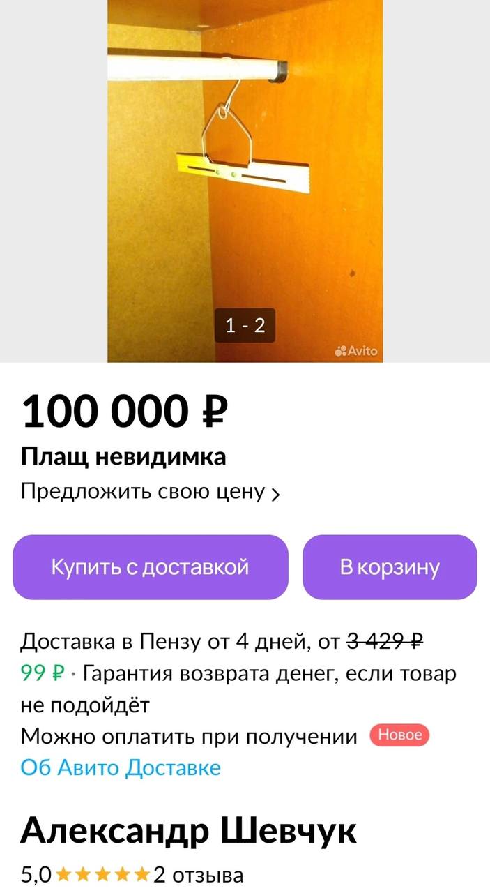 Топ-10 странных товаров и услуг, которые пензенцы продают на «Авито»