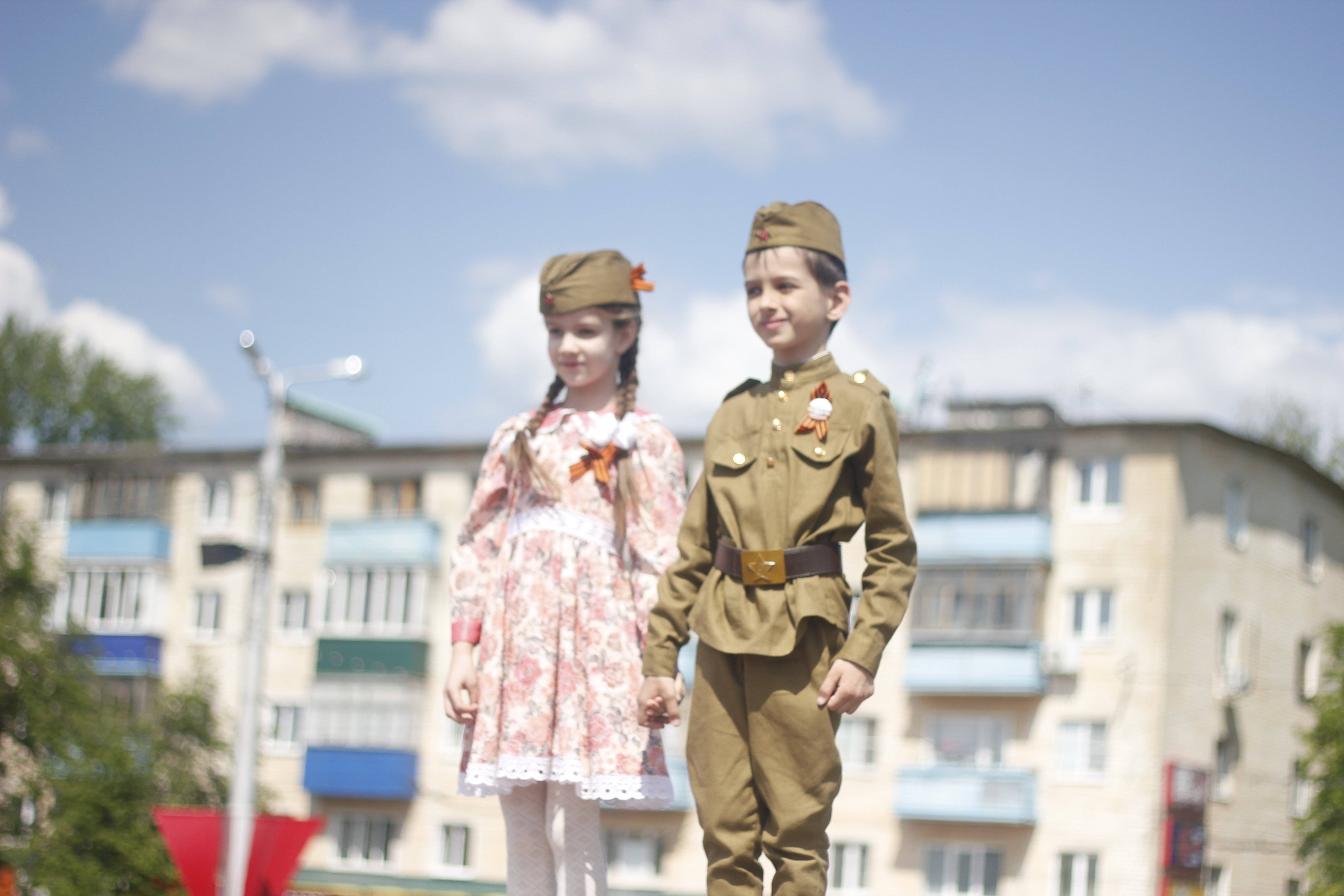 Одежда детей в военное время