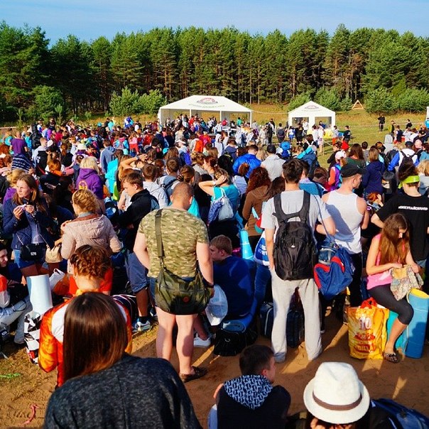 Очередь на Селигер