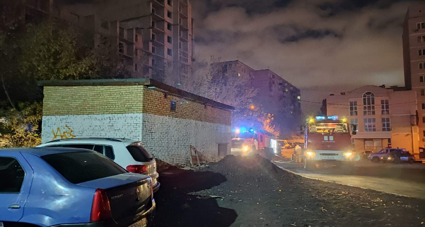 В Пензе на улице Кижеватова случился пожар