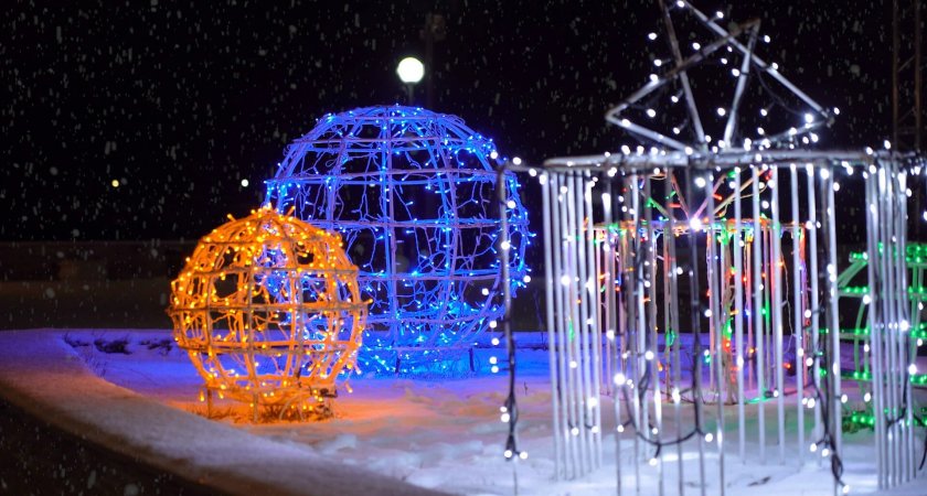 Город Спутник — украшение зимы