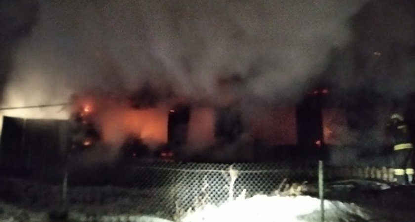 Огонь уничтожил сразу два дома: в Пензенской области в жутком пожаре погиб мужчина