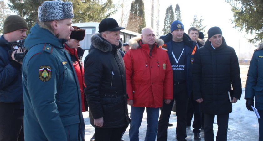 В Пензе прошли учения по ликвидации ЧС при паводке