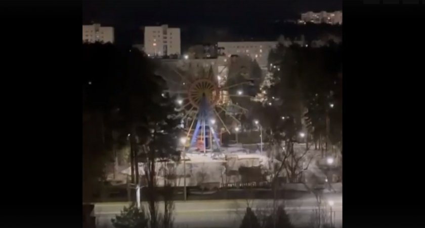 В Заречном заработало колесо обозрения, которое никто не включал