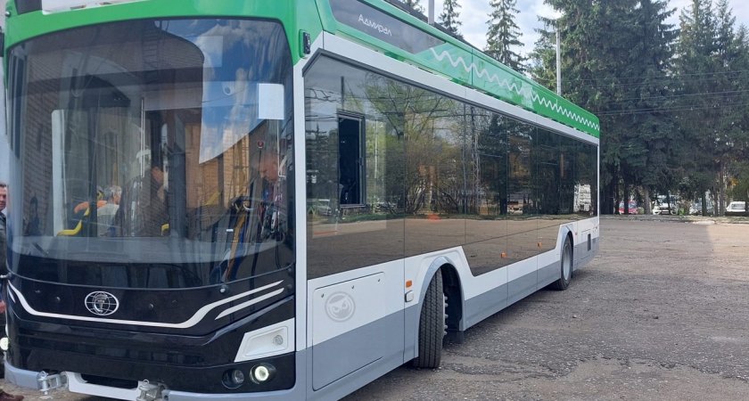 В Пензе прошла первая тестовая поездка троллейбуса на автономном ходе 