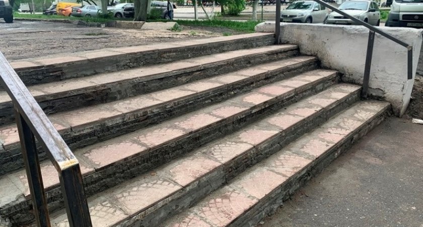 Лестница на улице Луначарского в Пензе станет более безопасной