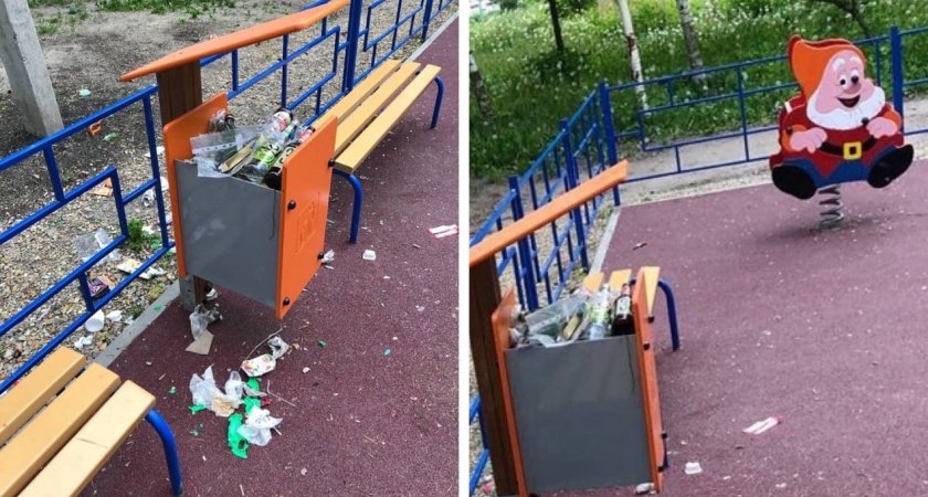 Детскую площадку в Пензе избавят от последствий "вечеринок"
