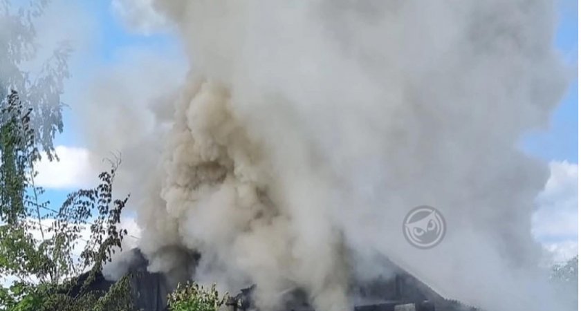 В Пензе сгорел частный дом