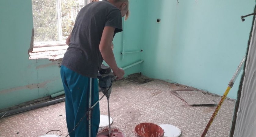 В больнице Сердобска ремонтируют главный корпус