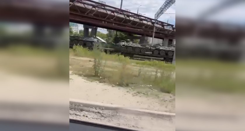 Пензенцы снова "поймали" конвой с военной техникой переправляемый на поезде 