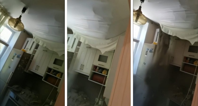 Появилось видео и возможная версия обрушения потолка в пензенской квартире