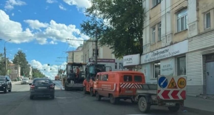 В Пензе на Кирова образовалась серьезная пробка из-за ДТП