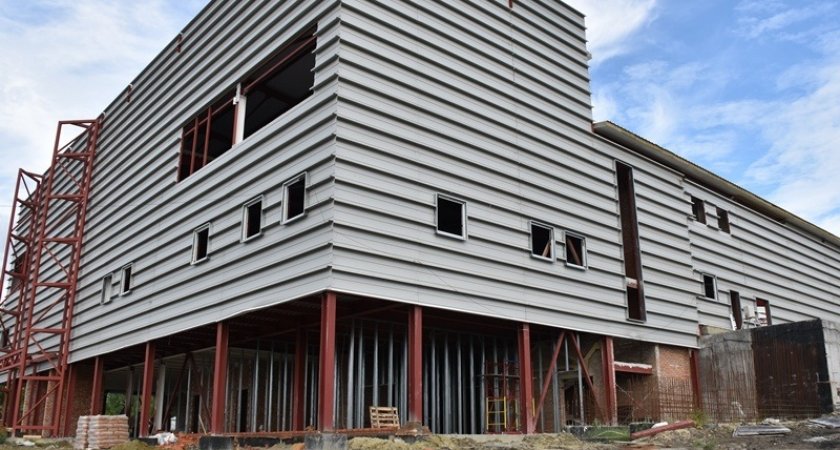 Строительство ледового дворца в микрорайоне Арбеково закончат к октябрю