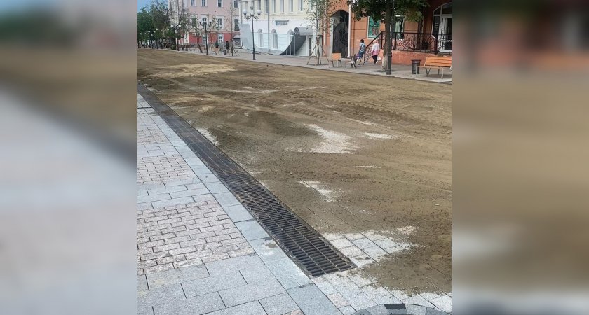 Пензенцы жалуются, что на Московской один цемент и песок 