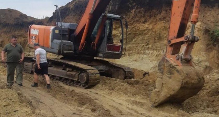 В Пензенской области выявили незаконную добычу песка