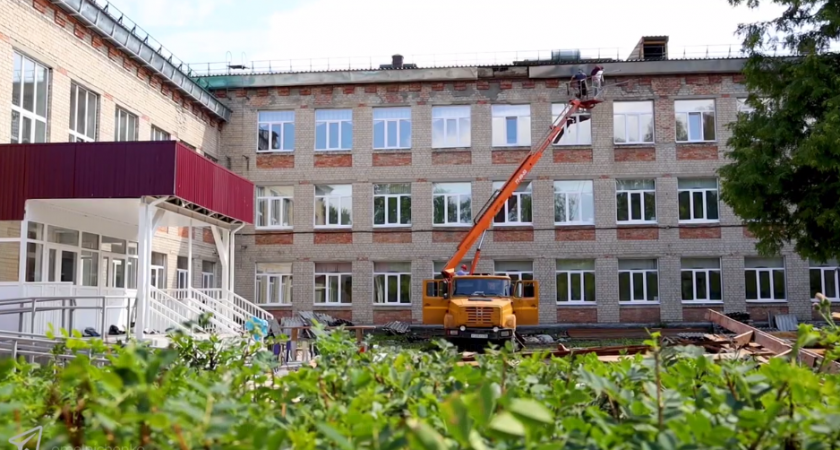 Капитальный ремонт в гимназии №53 идет по графику