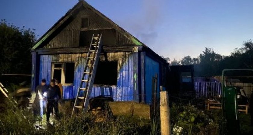 Ночью 6 августа в Каменке в пожаре погиб 66-летний мужчина