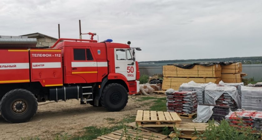 Пензенские спасатели тушили пожар площадью 15 квадратных метров 