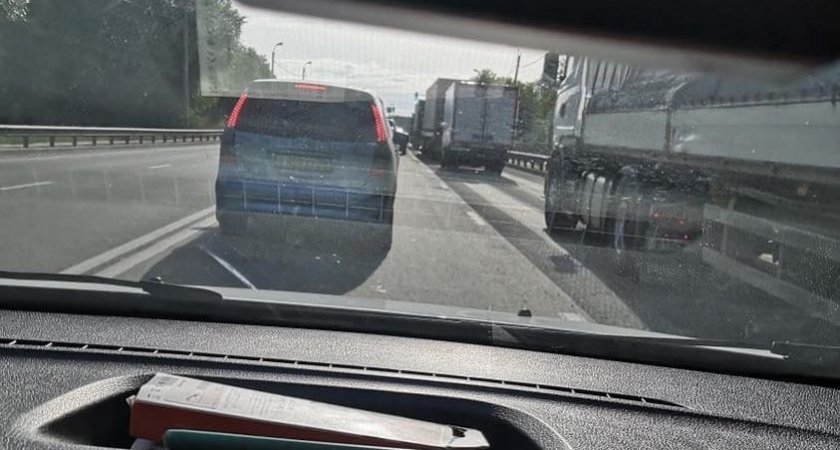 Пензенцев предупреждают о большой пробке на трассе  от "Безымянного" ручья