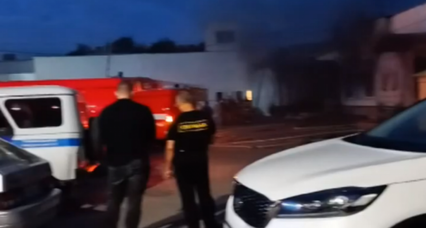 В Заречном произошел пожар в торговом центре