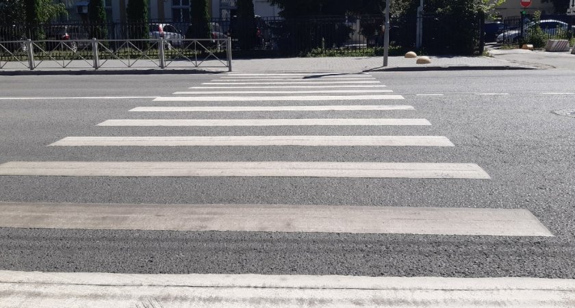 Возле пензенских школ обустроили четыре пешеходных перехода
