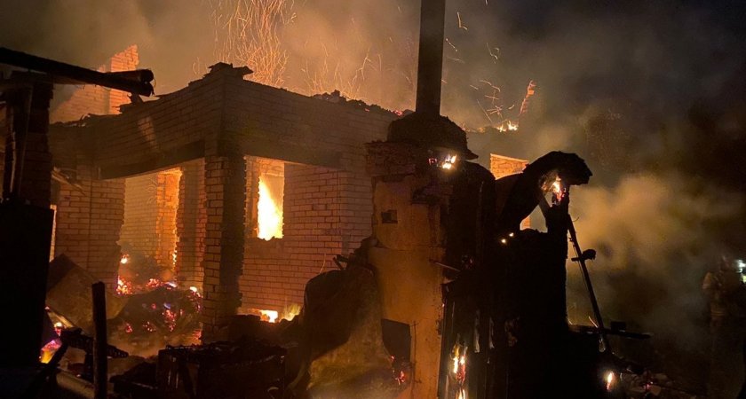 В Пензенской области в садовом домике сгорел мужчина