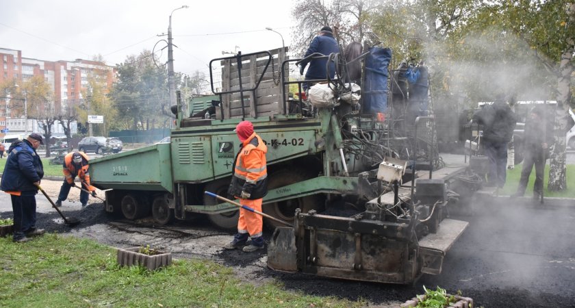 На улице Калинина в Пензе завершается ремонт тротуара