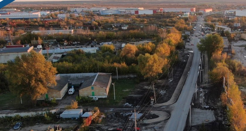 В Пензе на улице Рябова положили первый слой асфальта