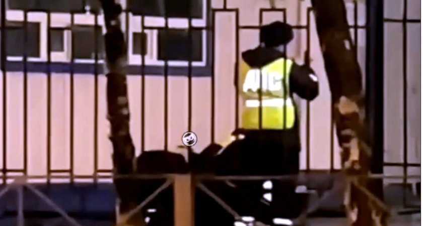 В Пензе буйного мужчину, бегущего через забор, ловили 4 экипажа ДПС