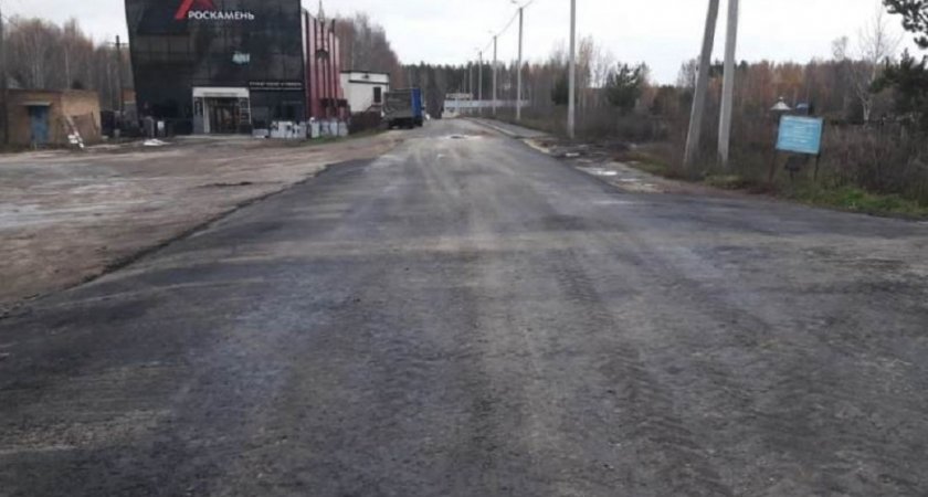 В Пензе въезд на Восточное городское кладбище заасфальтировали