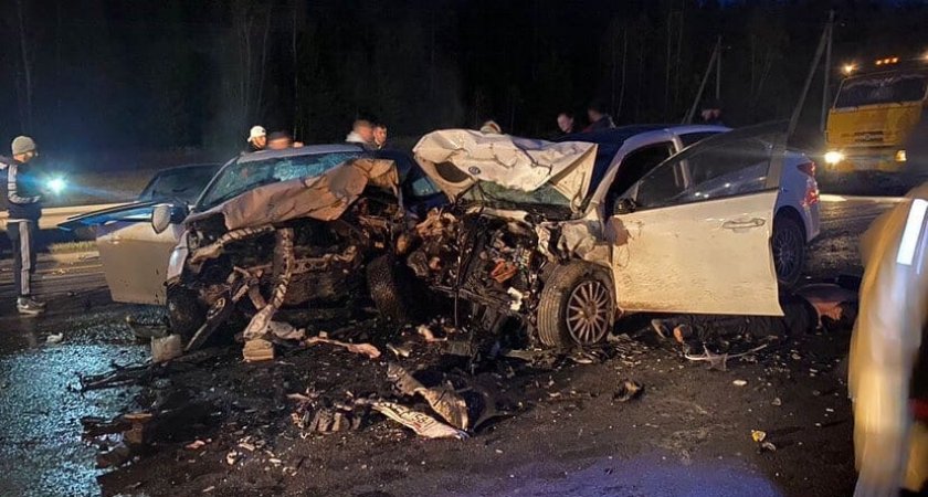 В соцсети появились фото с места жесткого ДТП с погибшими на трассе М5 Пензенской области