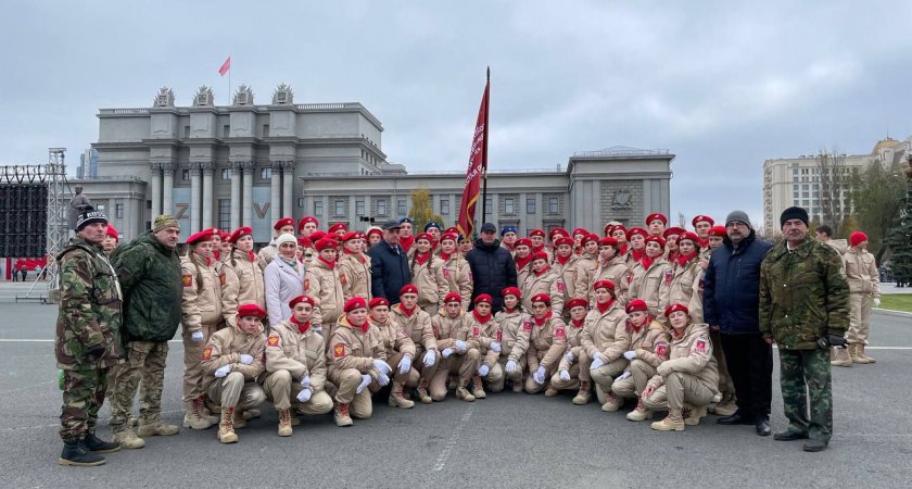 52 юнармейца из Пензы приняли участие в Параде Памяти