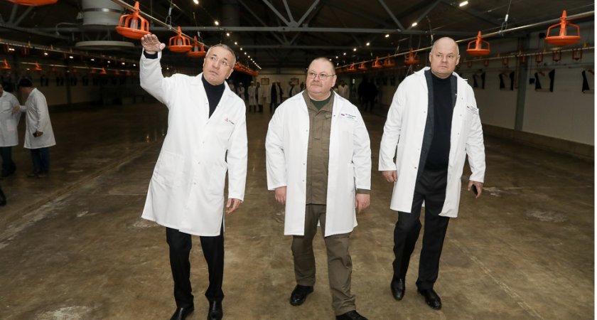 В селе Плёсс Мокшанского района введен в работу новый птицеводческий блок