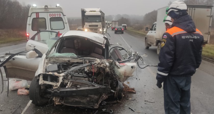 Пензенские спасатели выезжали на ликвидацию последствий жесткой аварии на М5