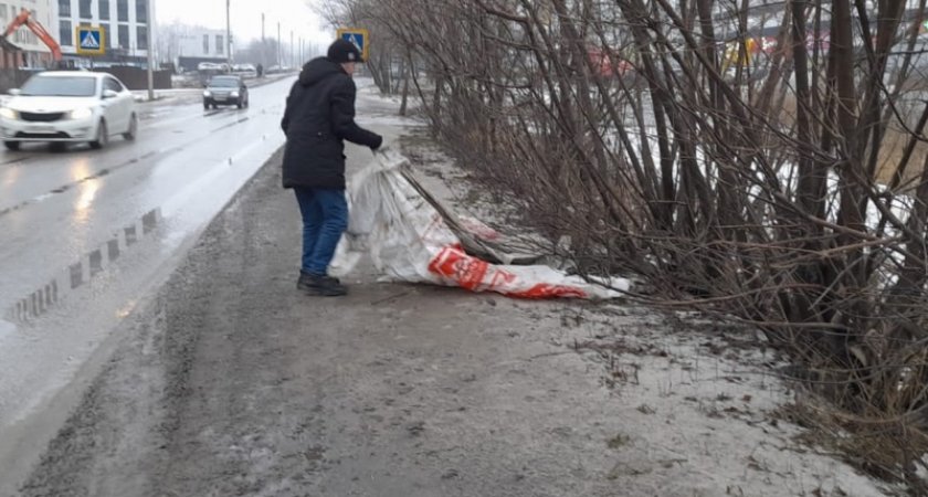 В Пензе убрали незаконные мусорные свалки и расчистили дороги