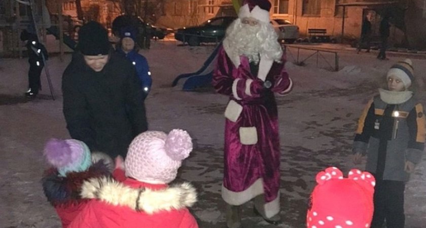 Для жителей улицы Фурманова в Пензе устроили предновогодний праздник