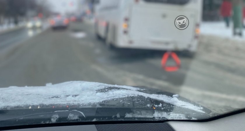 В Пензе произошло ДТП с автобусом 