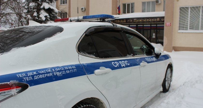 Пензенские госавтоинспекторы пришли на помощь водителю «Рено Сандеро», стоящему на трассе 