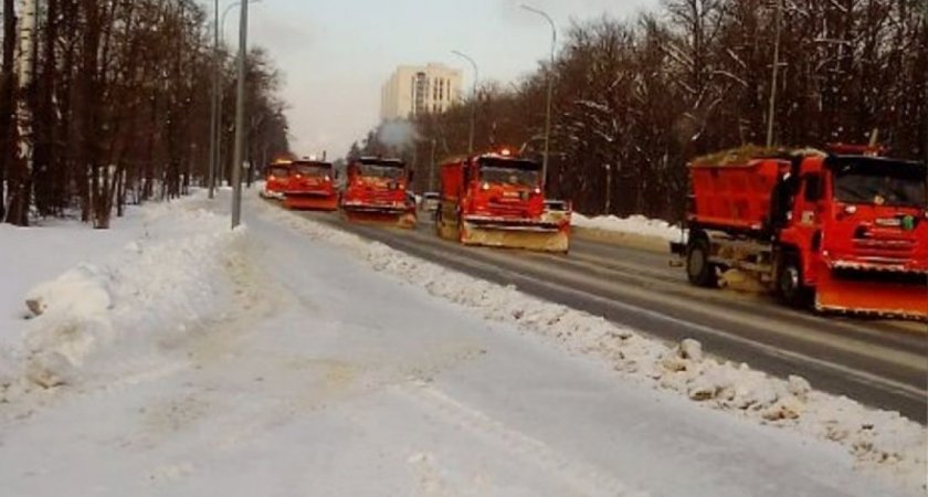 За сутки в Пензе вывезли около 3 тысяч кубометров снега