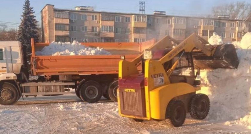 За сутки с улиц Пензы вывезли более 2 000 кубометров снега