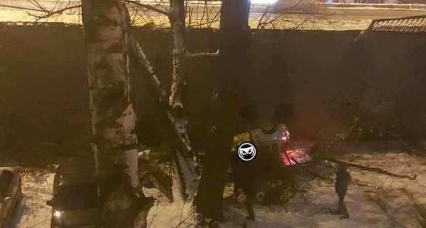 В Пензе легковушка слетела с Ленинского моста у памятника Победы