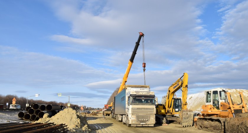 В Пензе продолжают строительство развязки М-5 «Урал» по графику