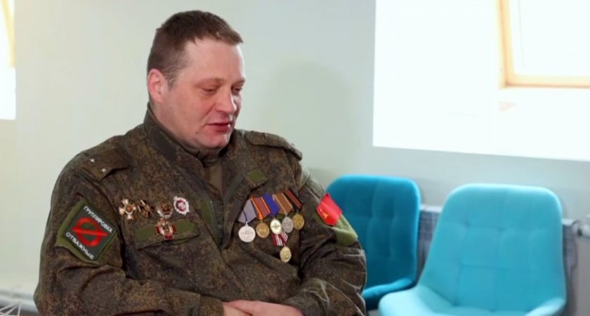 Пензенский участник СВО вернулся в отпуск и получил медаль "За отвагу"