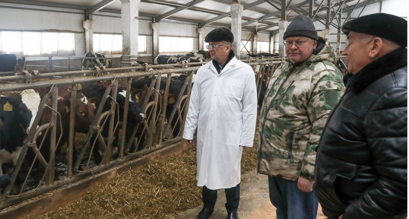 Олег Мельниченко посетил крупное сельхозпредприятие в Белинском районе