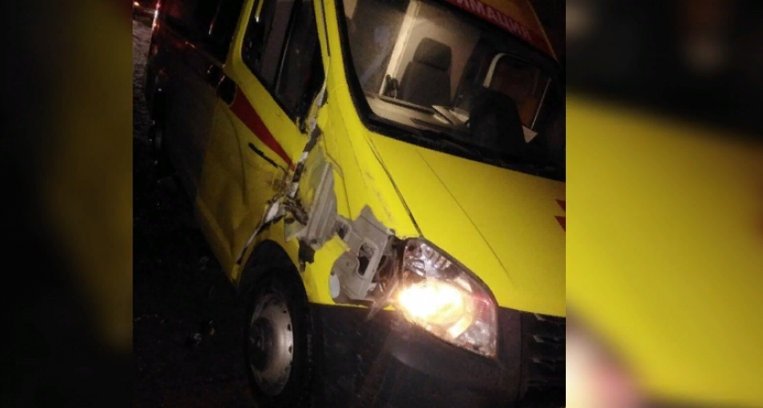 На трассе Тамбов – Пенза водитель скорой помощи попал в ДТП 