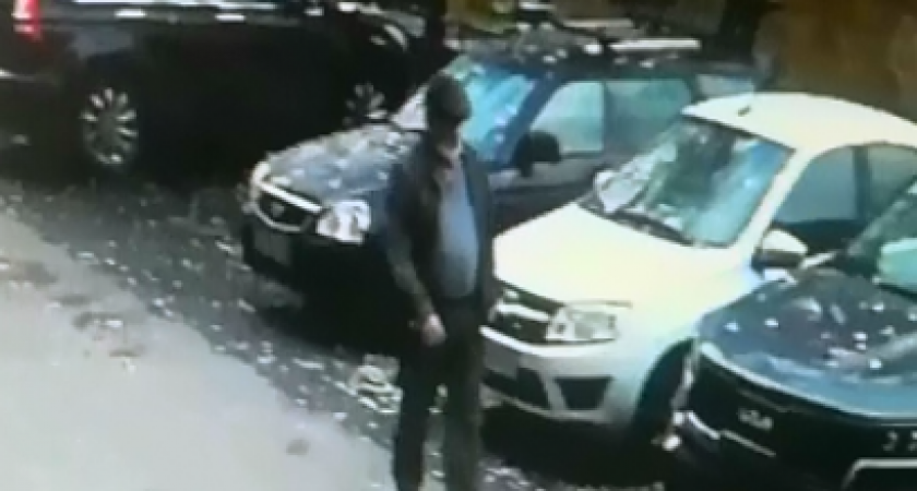 В Пензе ищут вора, который украл электронику в момент ее разгрузки на территории магазина